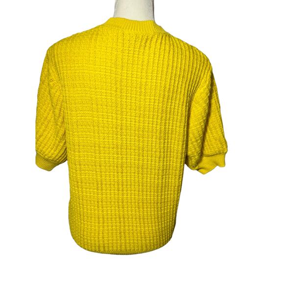 Ann Taylor Yellow Short Sleeve Sweater NWT - Picture 7 of 15